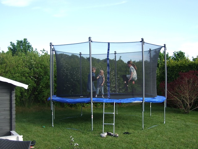 zajistěte svou trampolínu